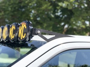 Ford Raptor LED Light Bar - Overhead - KC HiLiTES - Pro6 Gravity 9-Light Combo - Black - `15-`20